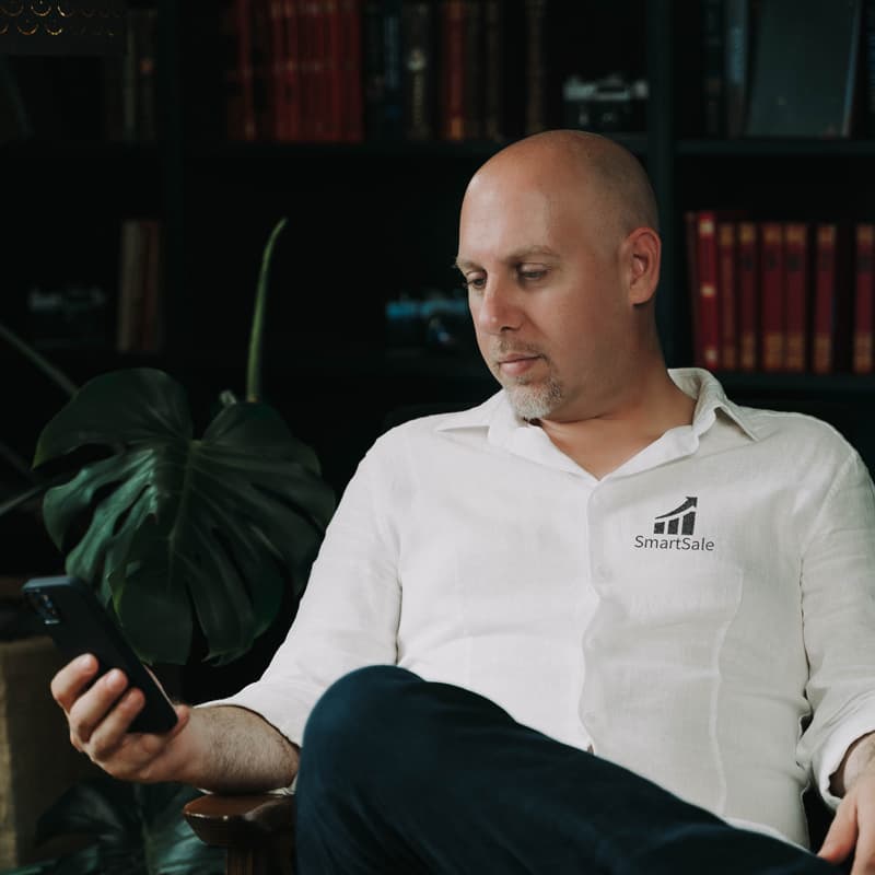 מערכת SmartSale CRM בפעולה