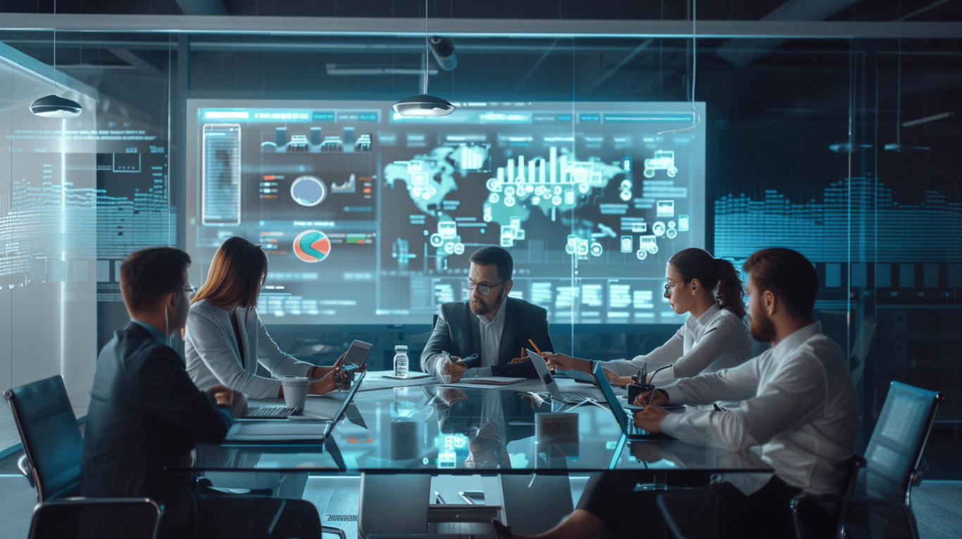 פיתוח CRM באמצעות AI לחדרי ישיבות